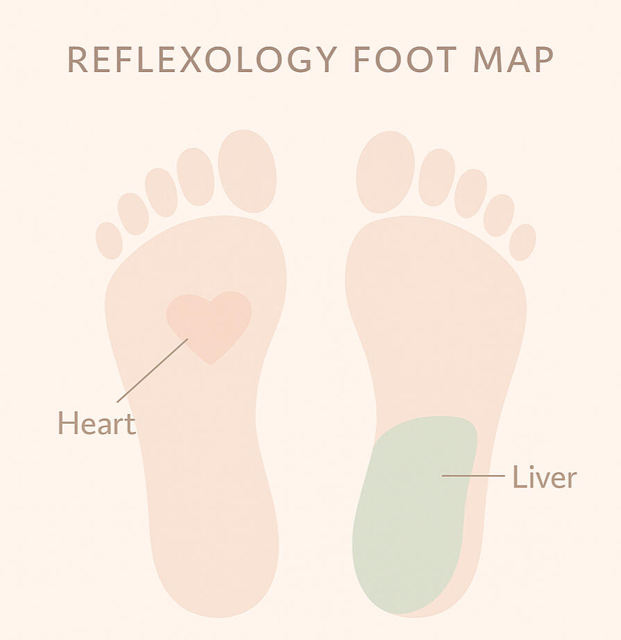 reflexology map for yoga reflexology map for yoga