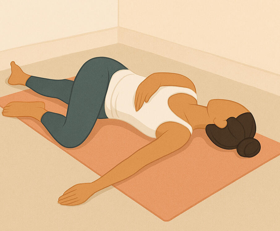 supine twist supine twist